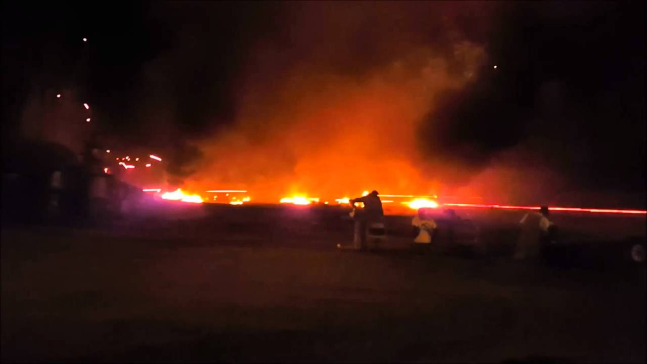 Night shoot of the minigun Knob Creek 2016