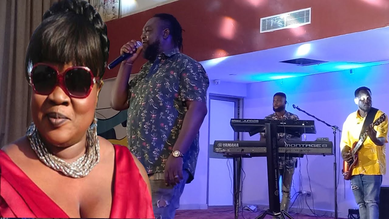 Actress Mercy Asiedu's Band On Ghana & Nigeria Afrobeat Amapiano Songs #ghanamusic #ghanaliveband