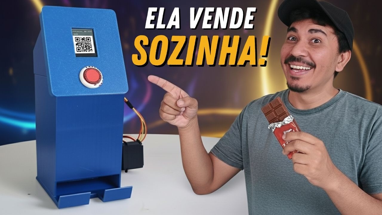 Construí uma máquina automática que aceita PIX – você não vai acreditar!