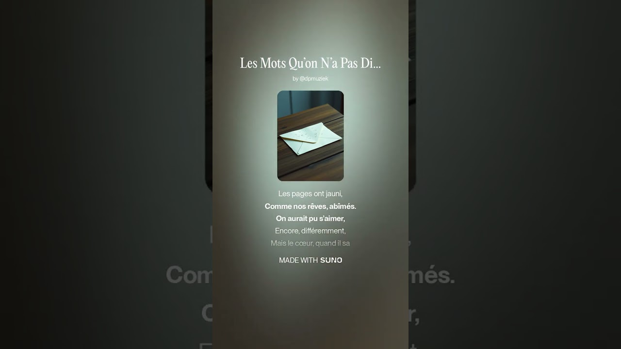 Les Mots Qu&rsquo;on N&rsquo;a Pas Dits