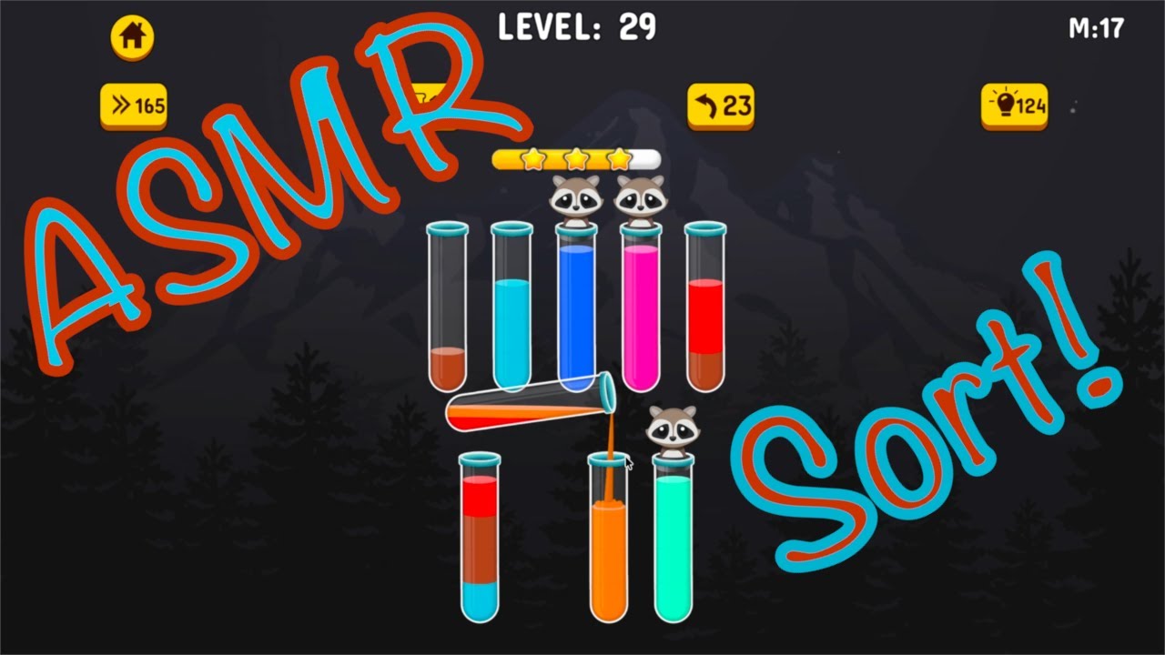 Color Water Sort ~ ASMR 🎧 ~ YouTube Playables ~ Levels 26 through 35