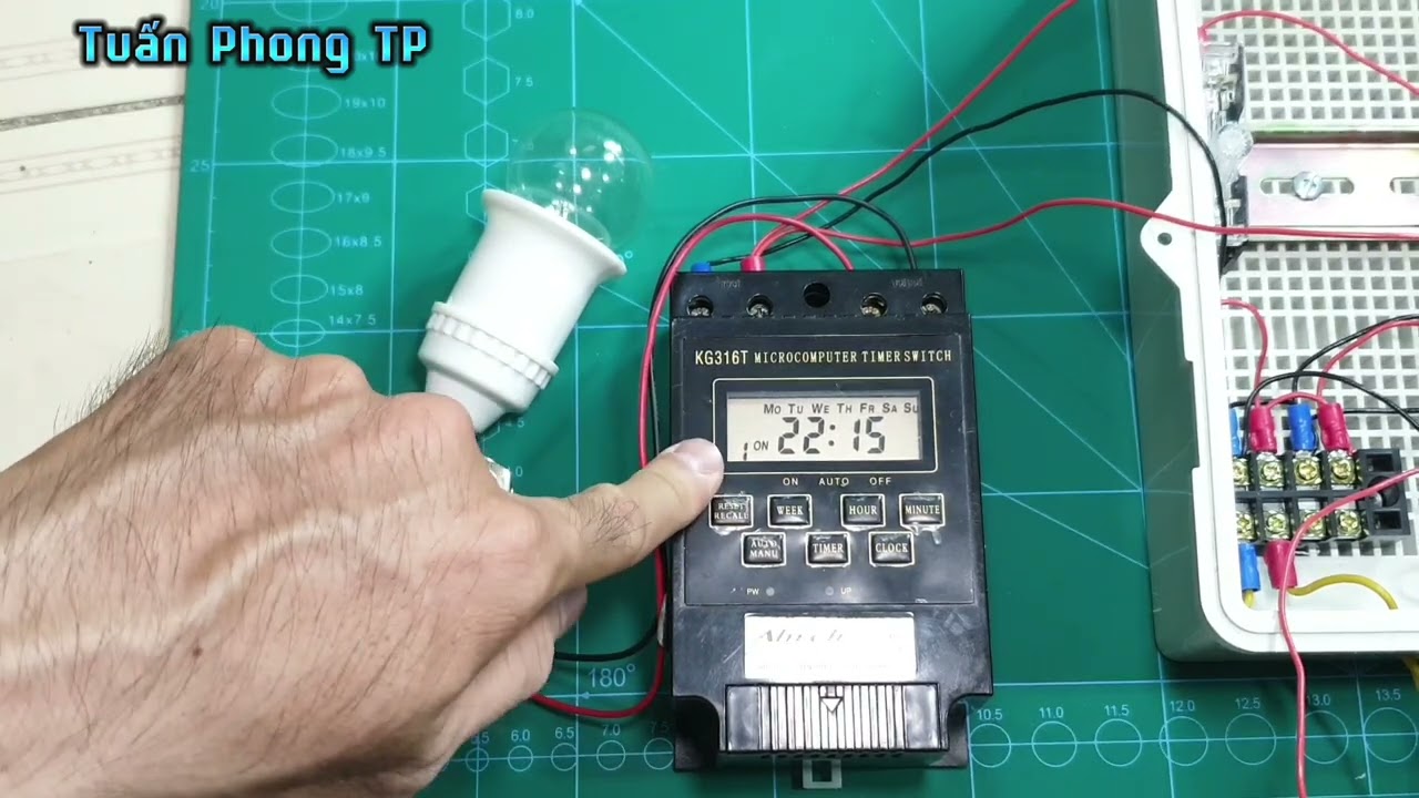 Hướng Dẫn Cài Đặt Timer KG316T, Đồng Hồ Thời Gian