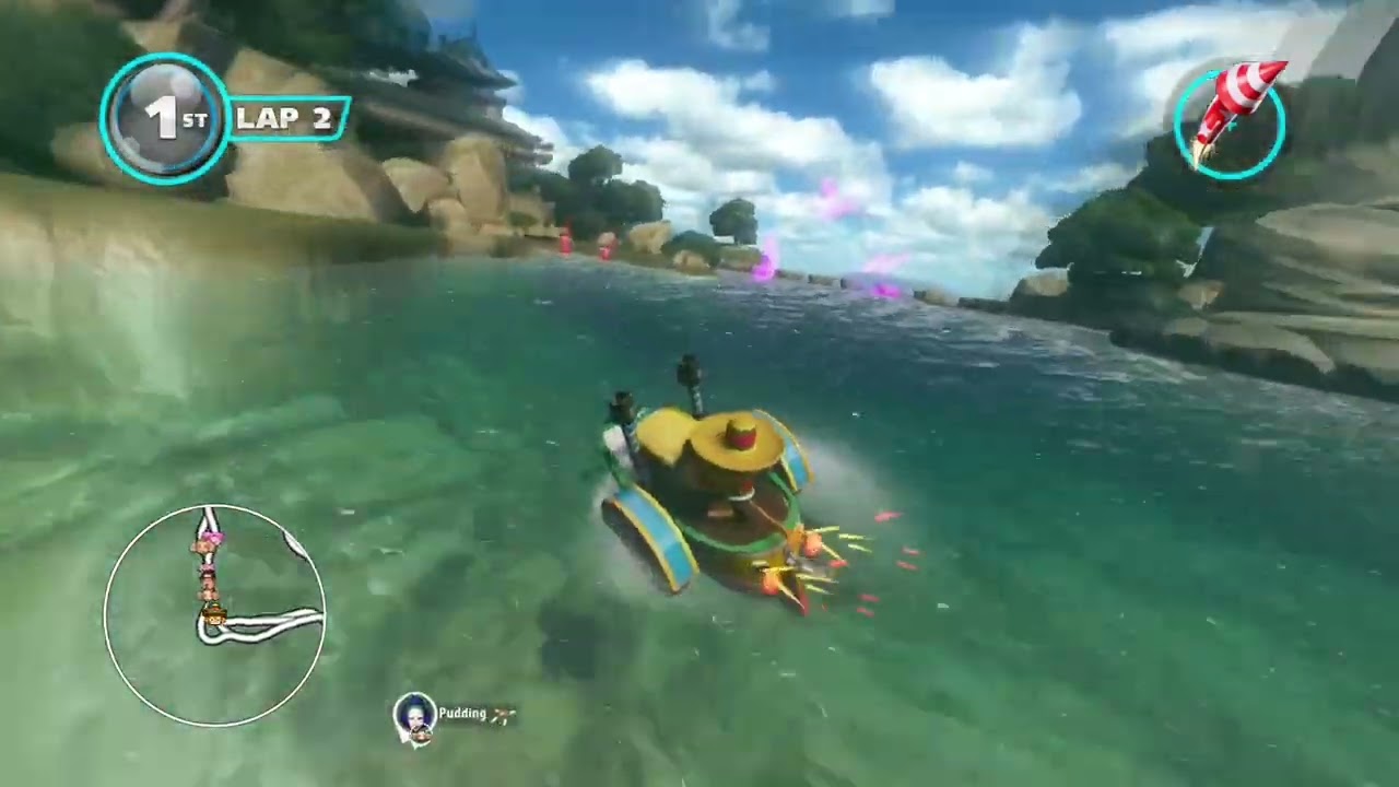 Amigo sonic and all stars racing transformed 