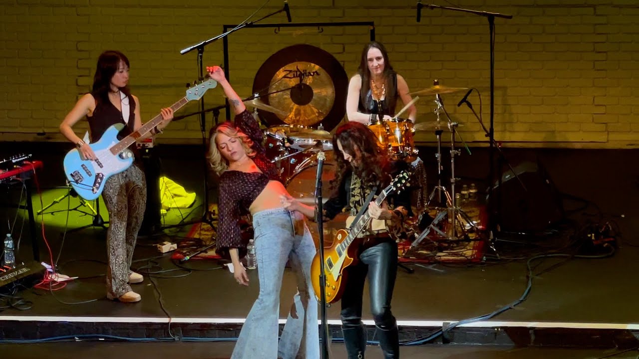 Led Zeppelin All Girl Tribute LEZ zeppelin LIVE 2025! 3 Classics from Physical Graffiti!