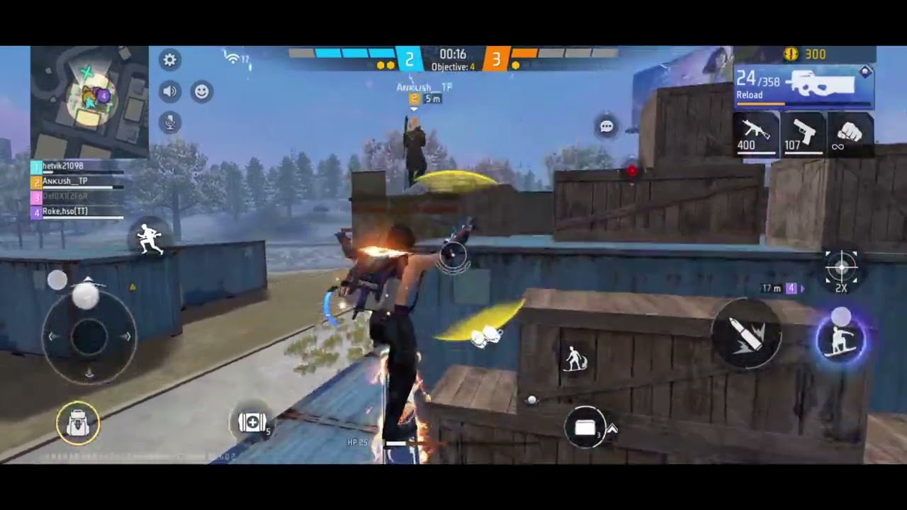 Playing free fire part 3 ll..hetvik gaming 😎 