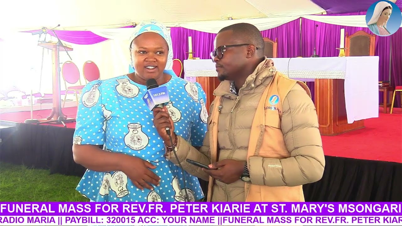 FUNERAL MASS FOR REV.FR. PETER KIARIE INTERVIEWS