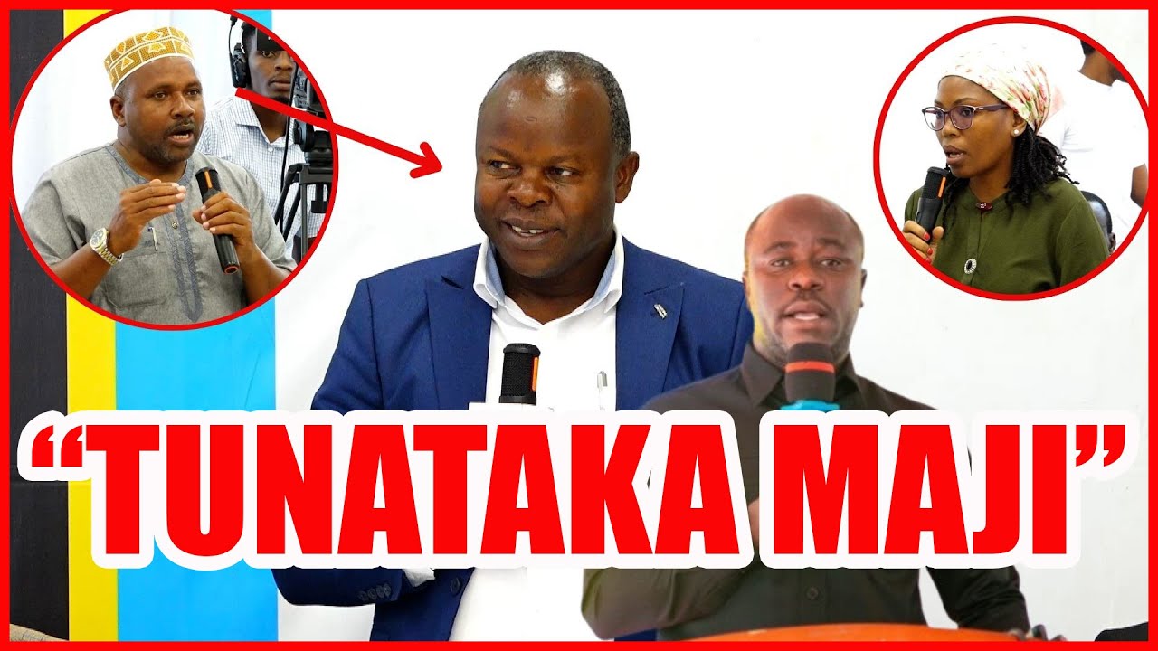 KIMENUKA TAZAMA MNYUKANO MKALI WA DAWASA NA WAANDISHI SAKATA LA UPATIKANAJI MAJI DAR ES SALAAM