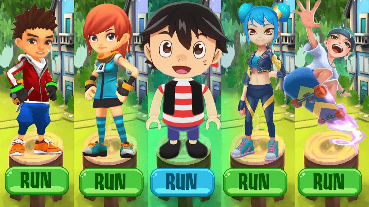Tag with Swab Ryan vs Subway Hero Run vs Street Rush - GamePlay Mobile