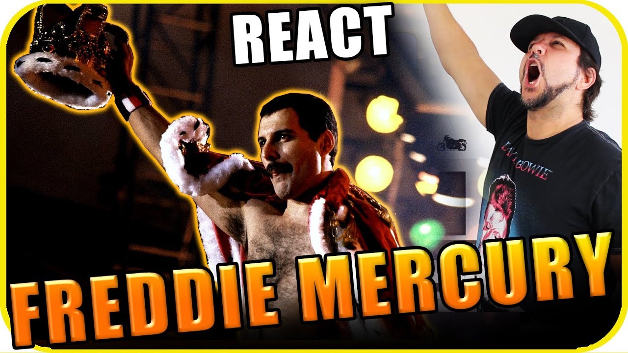 FREDDIE MERCURY QUEEN - VOZES EXTRAORDINÁRIAS - Marcio Guerra Reagindo React Reação