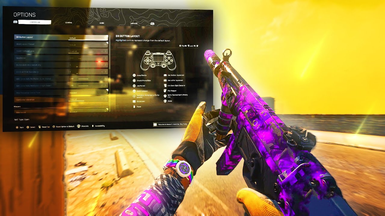 best warzone controller settings