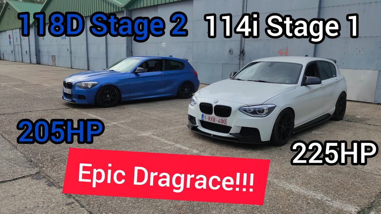 BMW 118D Stage 2 VS BMW 114i Stage 1