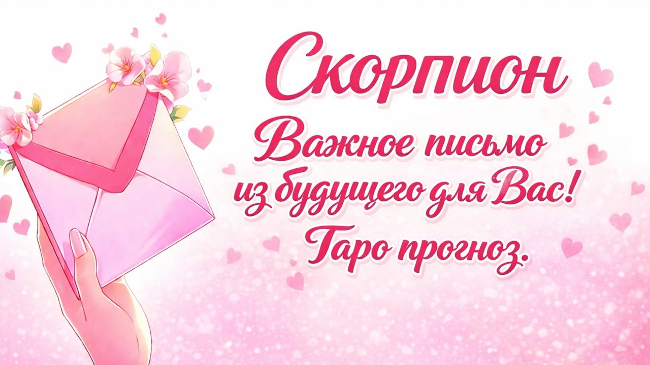 📩 ПИСЬМО ИЗ БУДУЩЕГО: СКОРПИОН ♏ О чем вы еще не знаете? ЭТО ШОК! 💯 СБУДЕТСЯ!