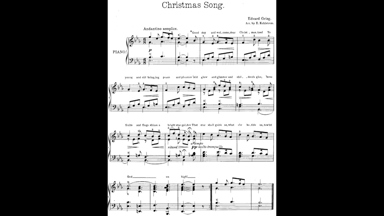 Edvard Grieg - Christmas Song