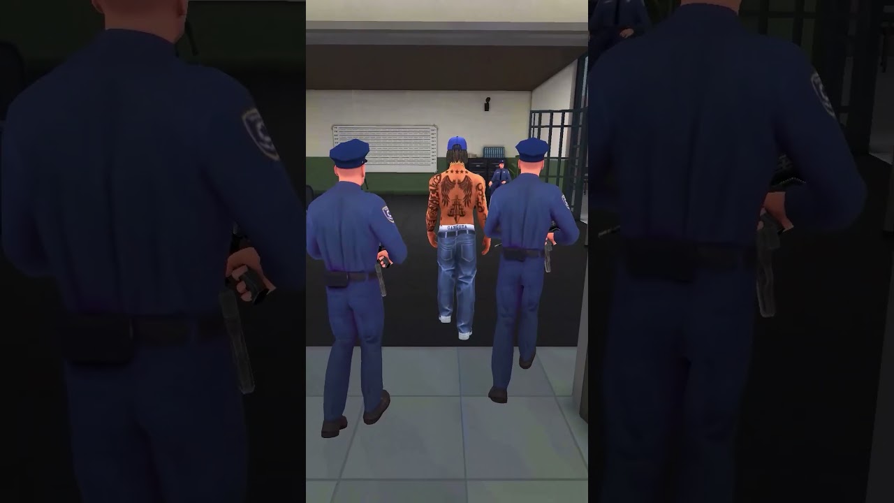Gangs Fighter Mobile Action Game 065 ShootRoofPrison 9x16