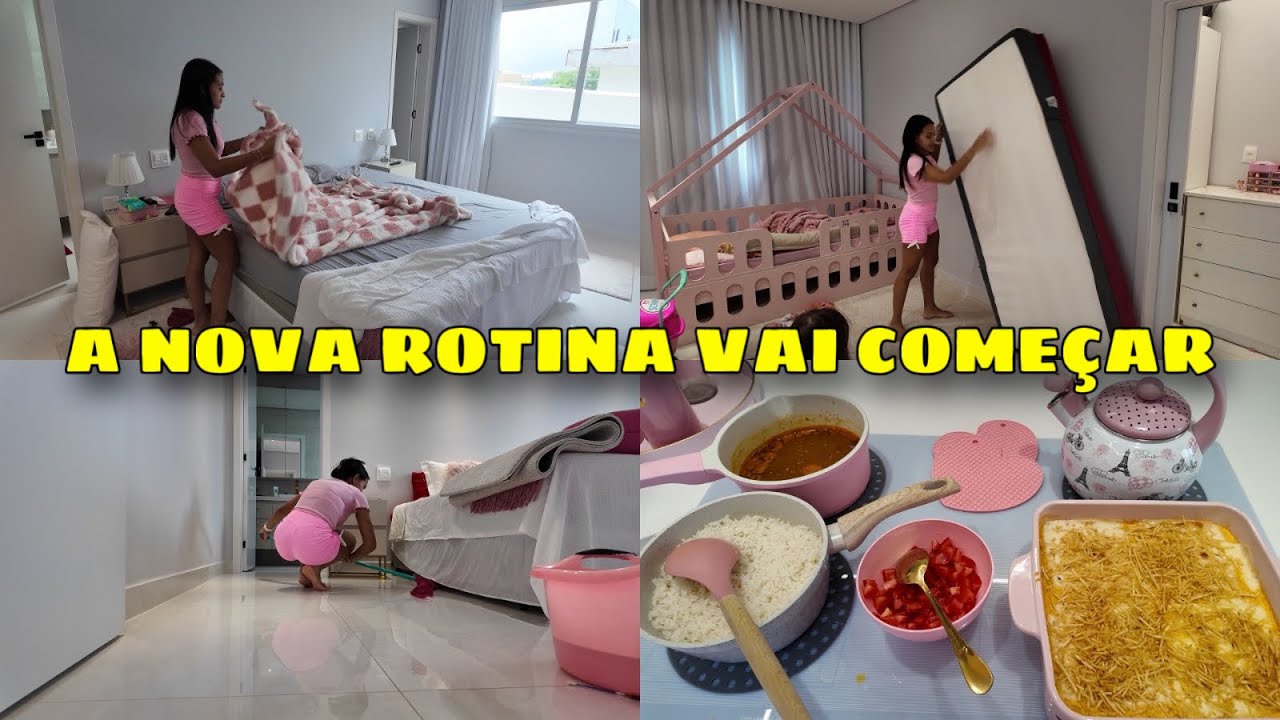 FICAMOS SEM CARRO 😔O MELHOR ALMOÇO DOS ÚLTIMOS TEMPOS | LIMPEI E ORGANIZEI TODOS OS QUARTOS- DELÍCIA