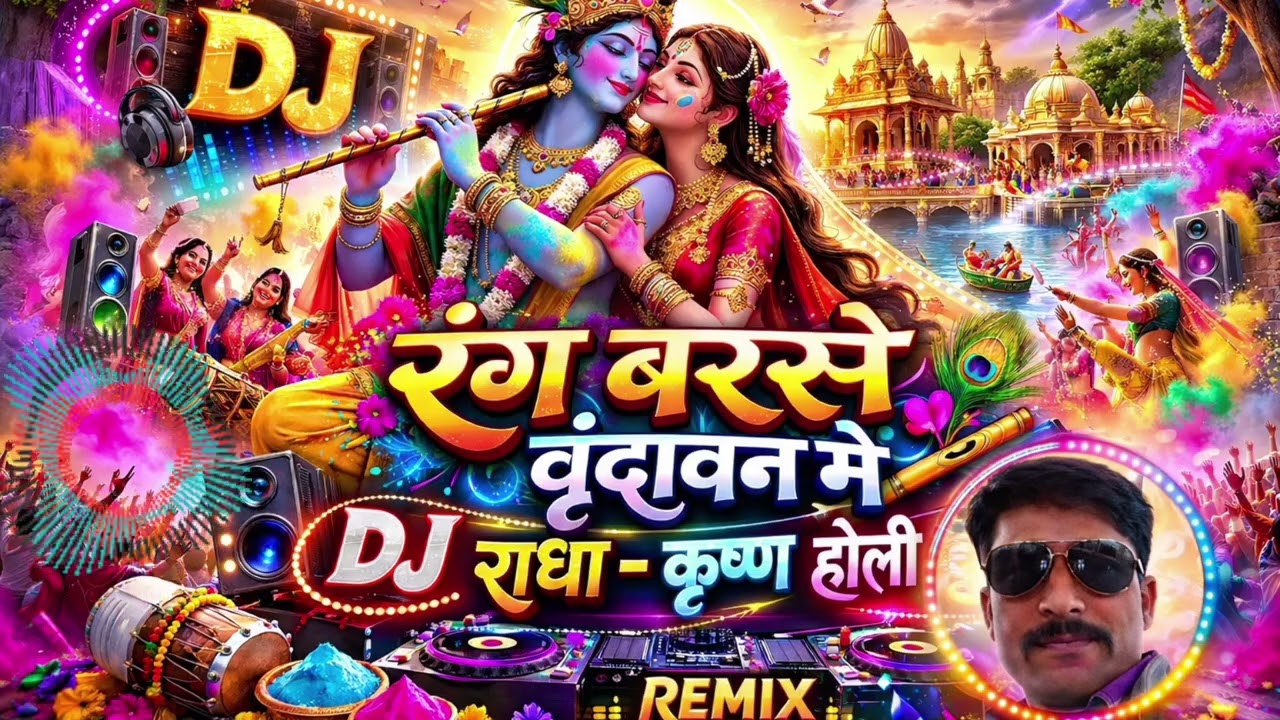 रंग बरसे वृंदावन में | Rang Brinda Vrindavan Mein Superhit Music Bhakti Song (2026) Viral Music | 