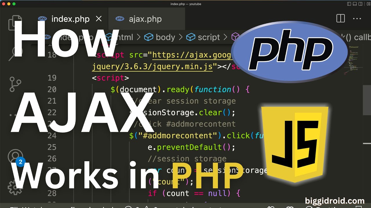 Простой PHP AJAX с использованием JQuery