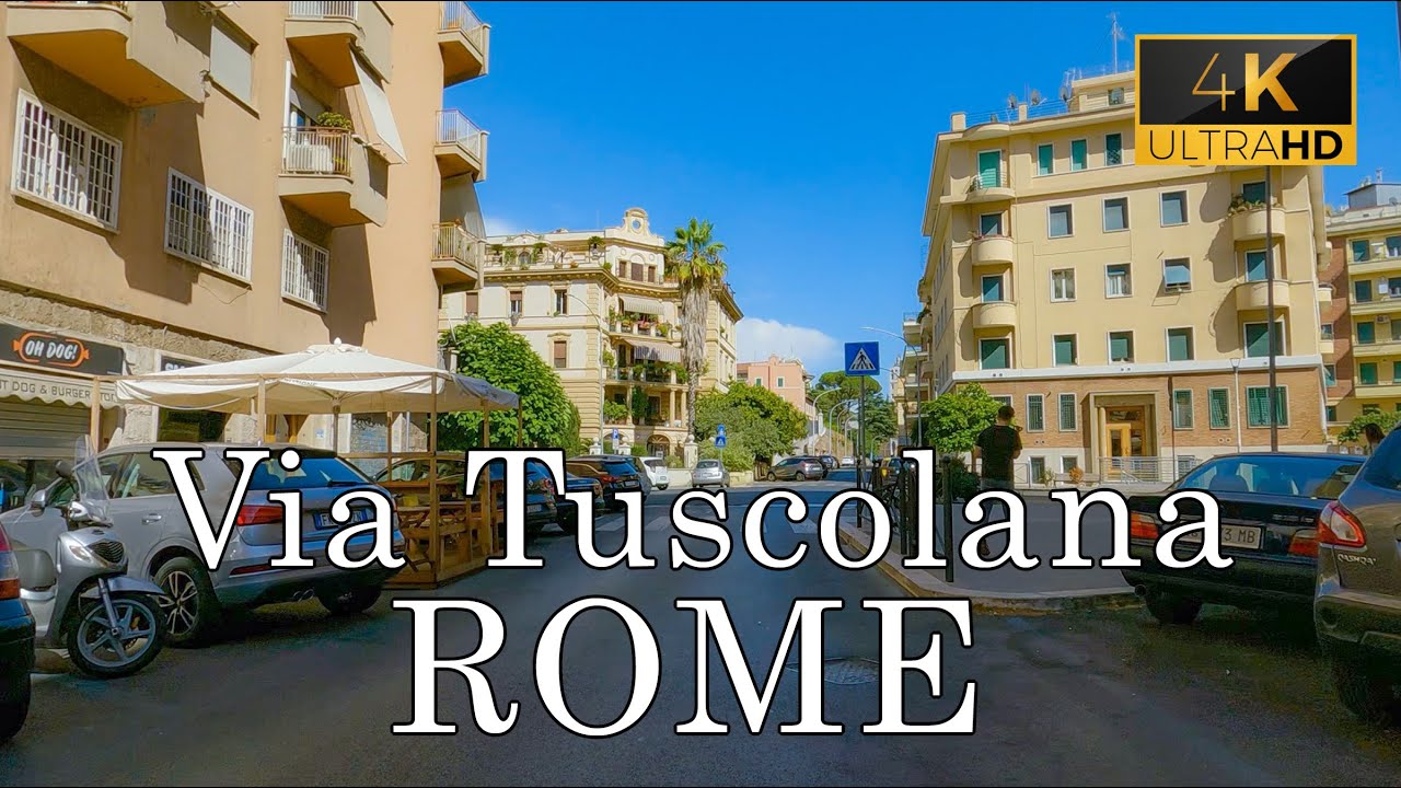Rome | Via Tuscolana [4K]