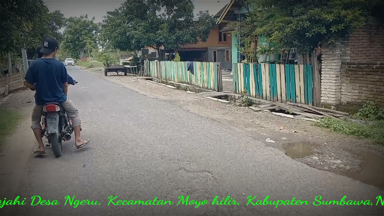 Jelajahi Desa Ngeru, Kecamatan Moyo hilir, Kabupaten Sumbawa,NTB.🛵👏👏