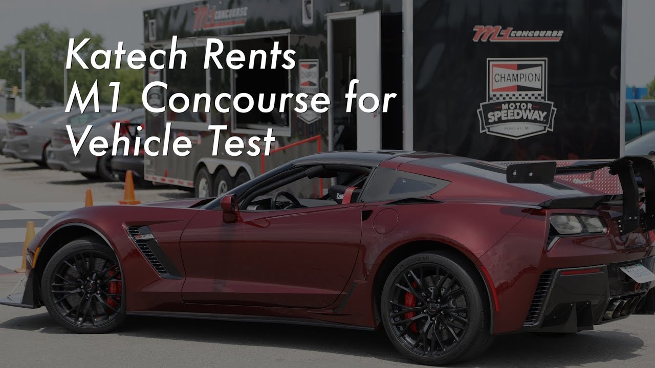 Katech C7 Z06 Track Car With Sequential Manual Gearbox Test at M1 Concourse