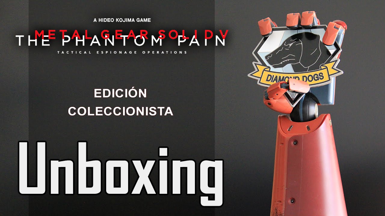 Metal Gear Solid V The Phantom Pain - Edición Coleccionista - PS4 - Unboxing