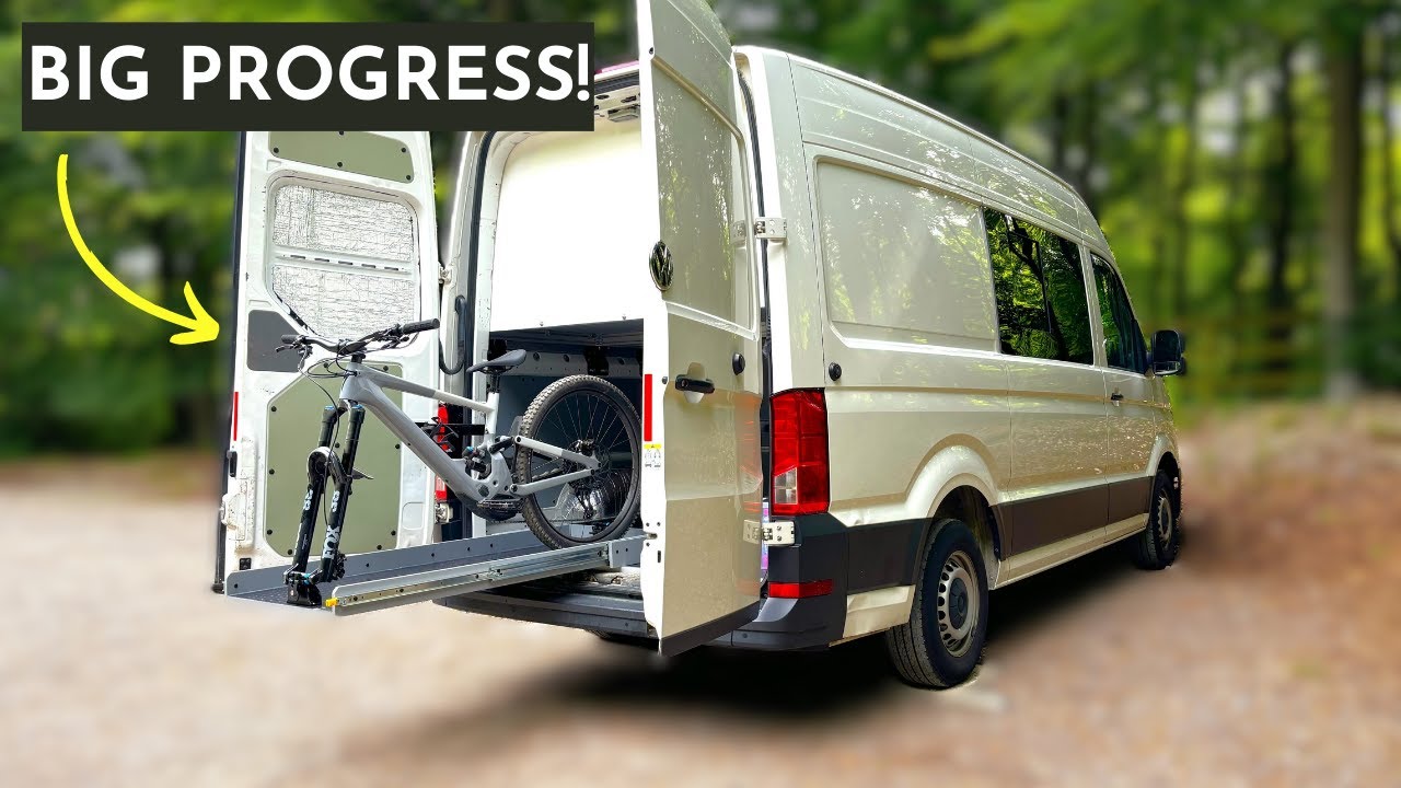 Crafter Mountain Bike Van Build - Update 5