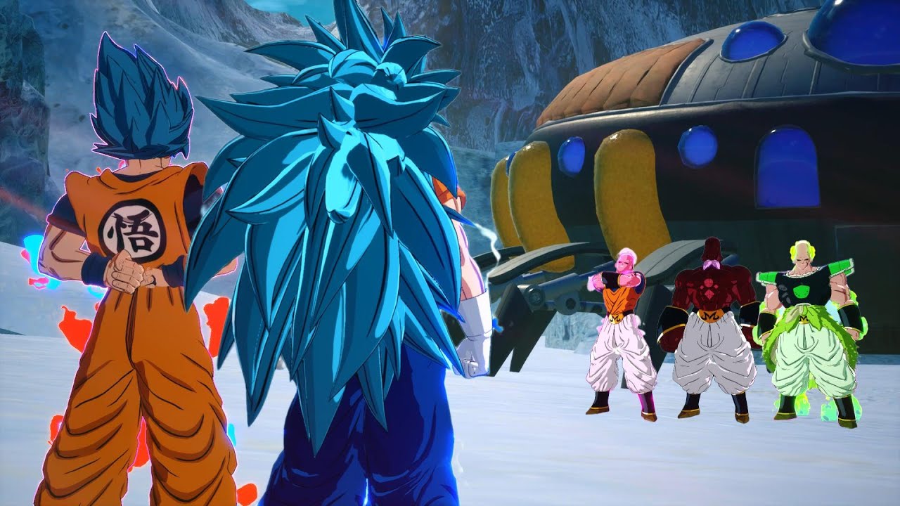 Goku Blue Form Vs Majin Variations! Dragon Ball Sparking Zero