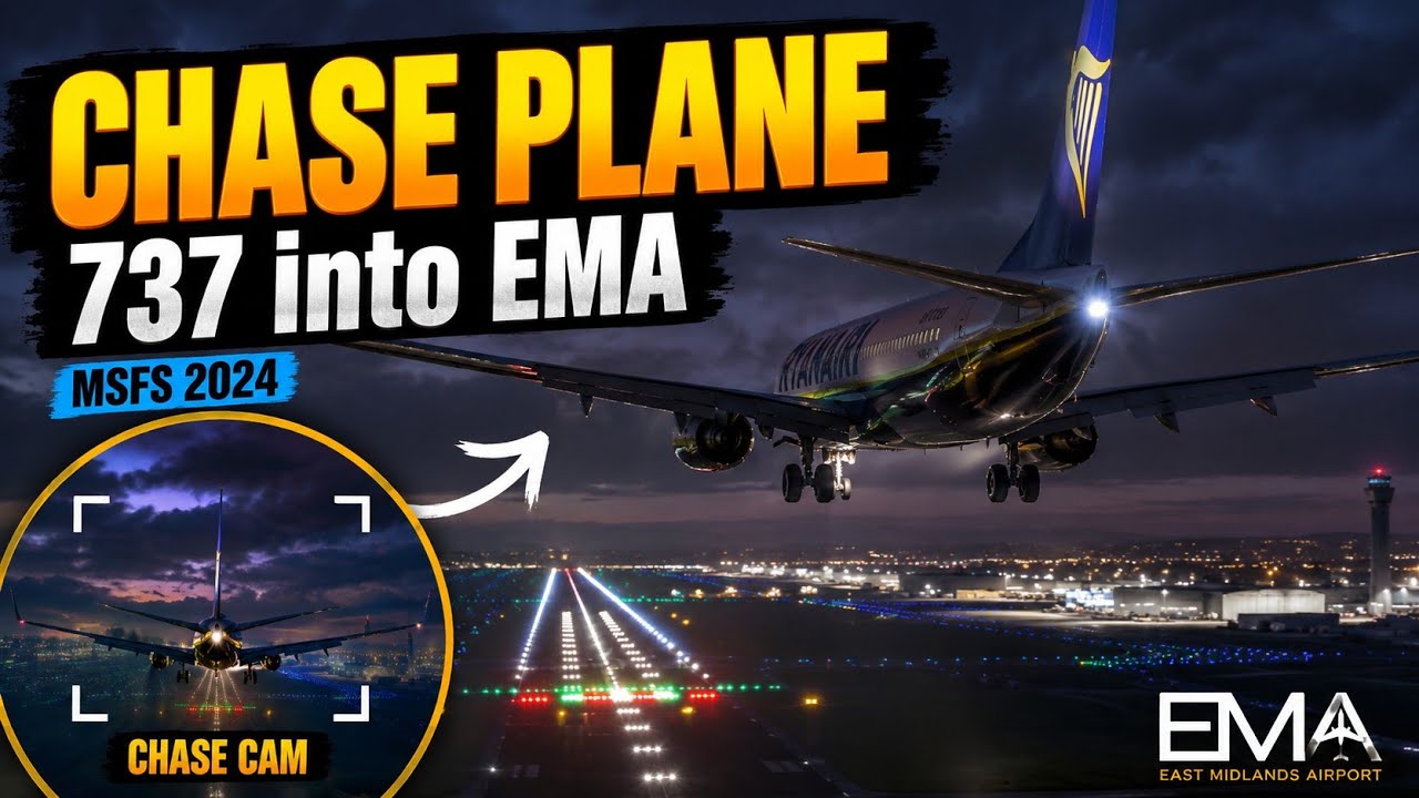 I Just bought Chase Plane for MSFS24 | Boeing 737 ILS Landing #MSFS24 #chaseplane