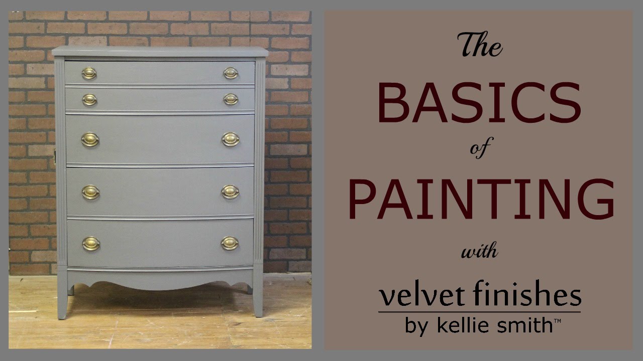 How-To paint furniture with Velvet Finishes
