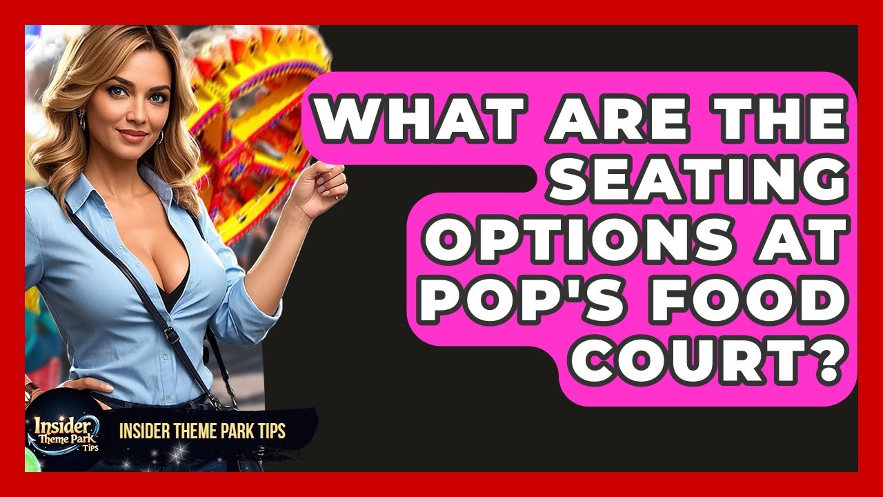 What Are The Seating Options At POP's Food Court? - Insider Theme Park Tips