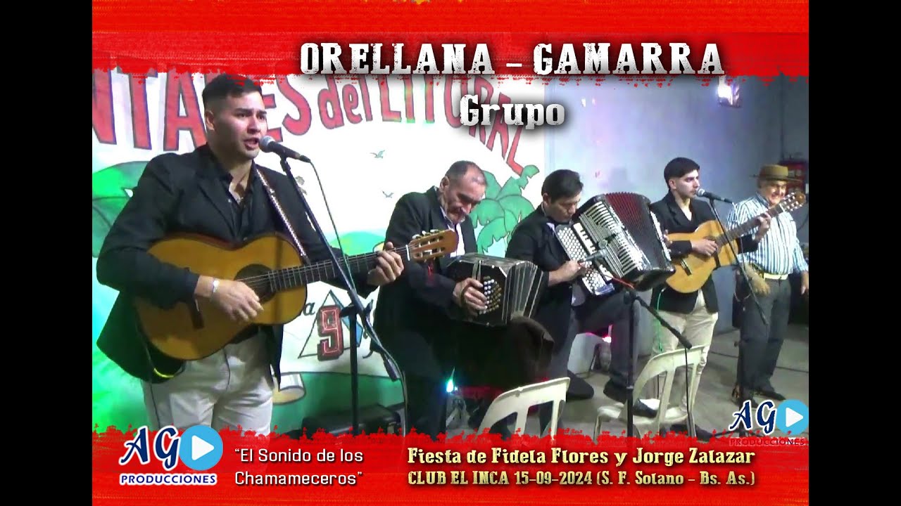 ORELLANA GAMARRA Grupo | Fiesta de Fidela Flores y Jorge Zalazar | CLUB EL INCA 15-09-2024 👌👌👌
