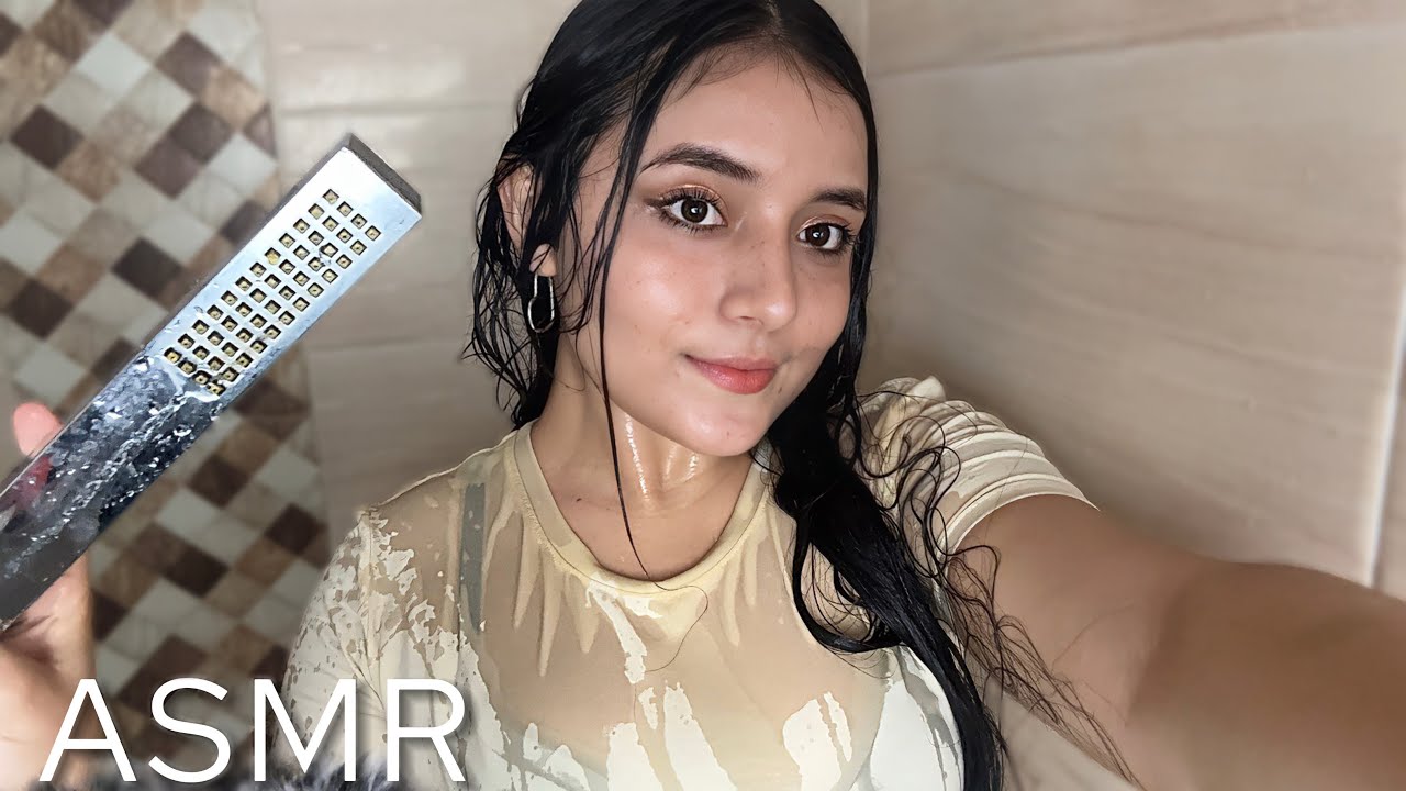 Asmr LAVÁNDOME EL CABELLO ♡ ME B4ÑO