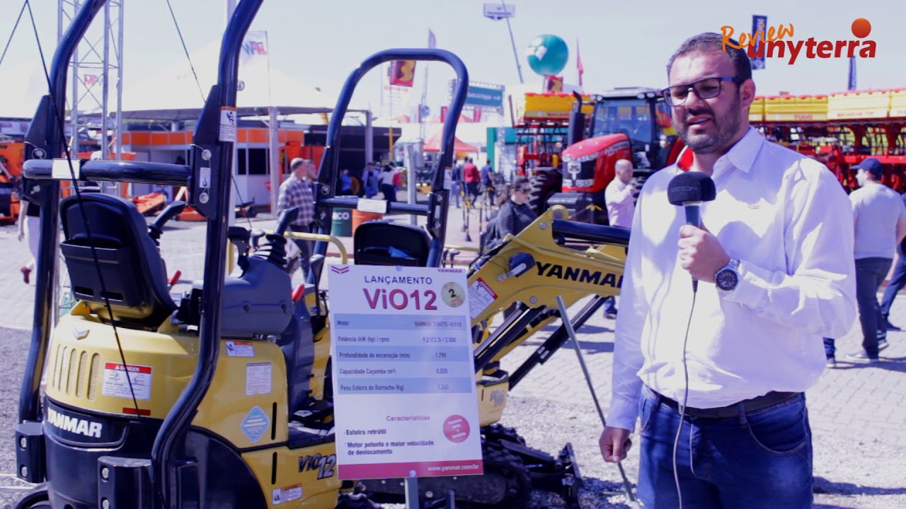 Miniescavadeira Yanmar ViO 12 - Review Unyterra Expointer