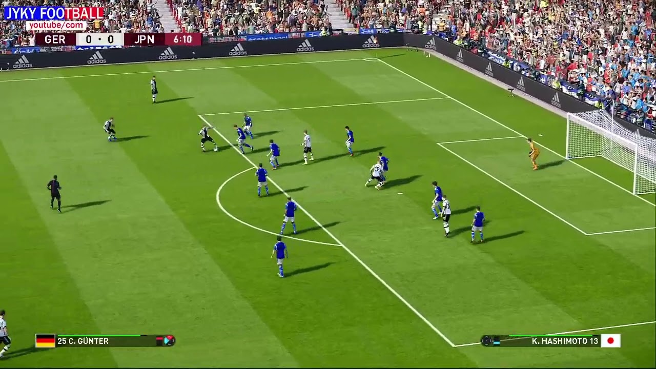 PES - Germany vs Japan Group (E) - FIFA World Cup 2022 Qatar - Full Match All Goals HD - Gameplay PC
