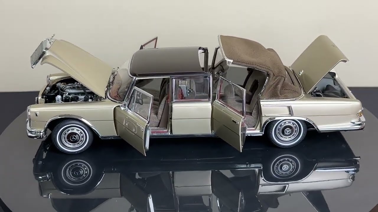 Mercedes-Benz 600 Pullman W100 Landaulet Beige 1:18 Diecast Model by CMC