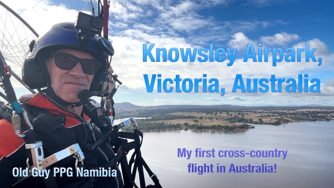 Paramotoring Knowsley, Victoria, Australia - Old Guy PPG Australia