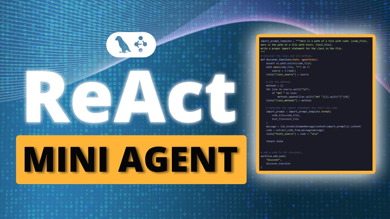 Создание мини-агента LangGraph ReAct