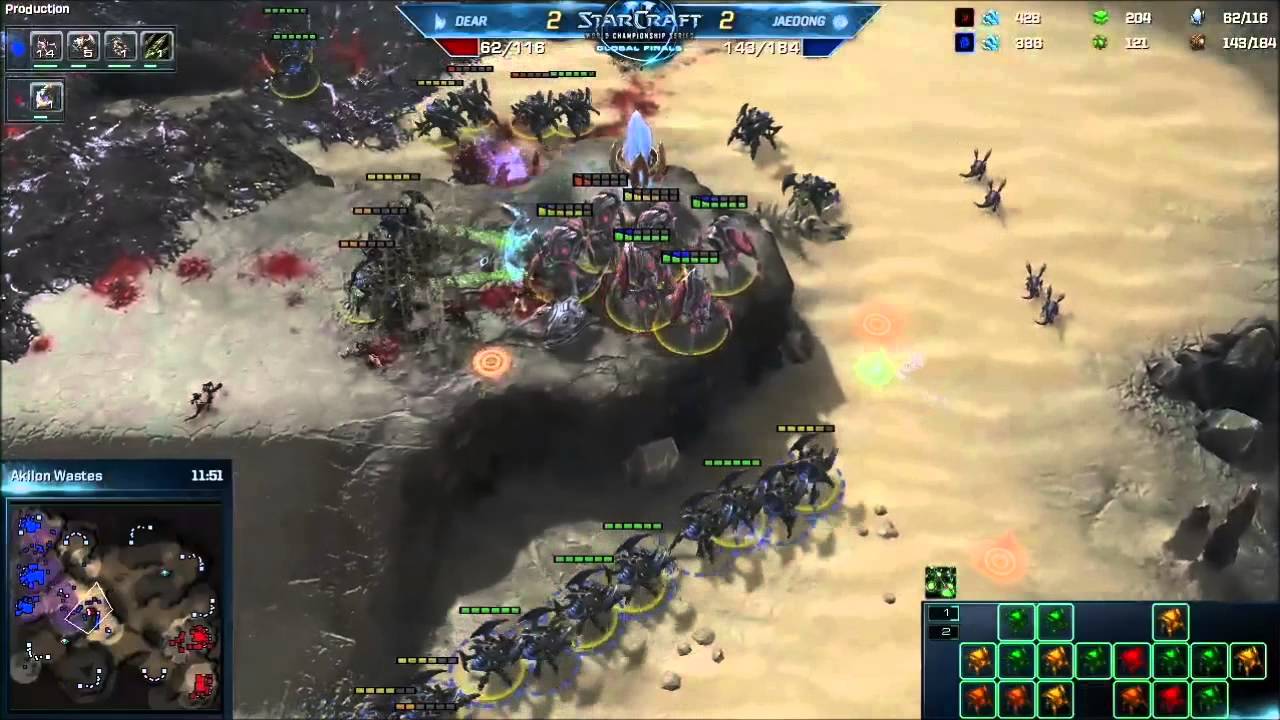 Jaedong vs Dear - The Final moments