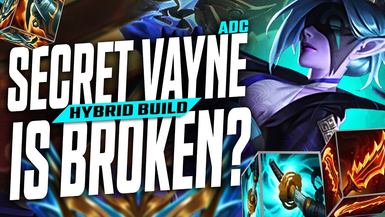 THIS SECRET HYBRID VAYNE ADC BUILD IS TAKING OVER IN CHALLENGER - League of Legends Vayne Commentary