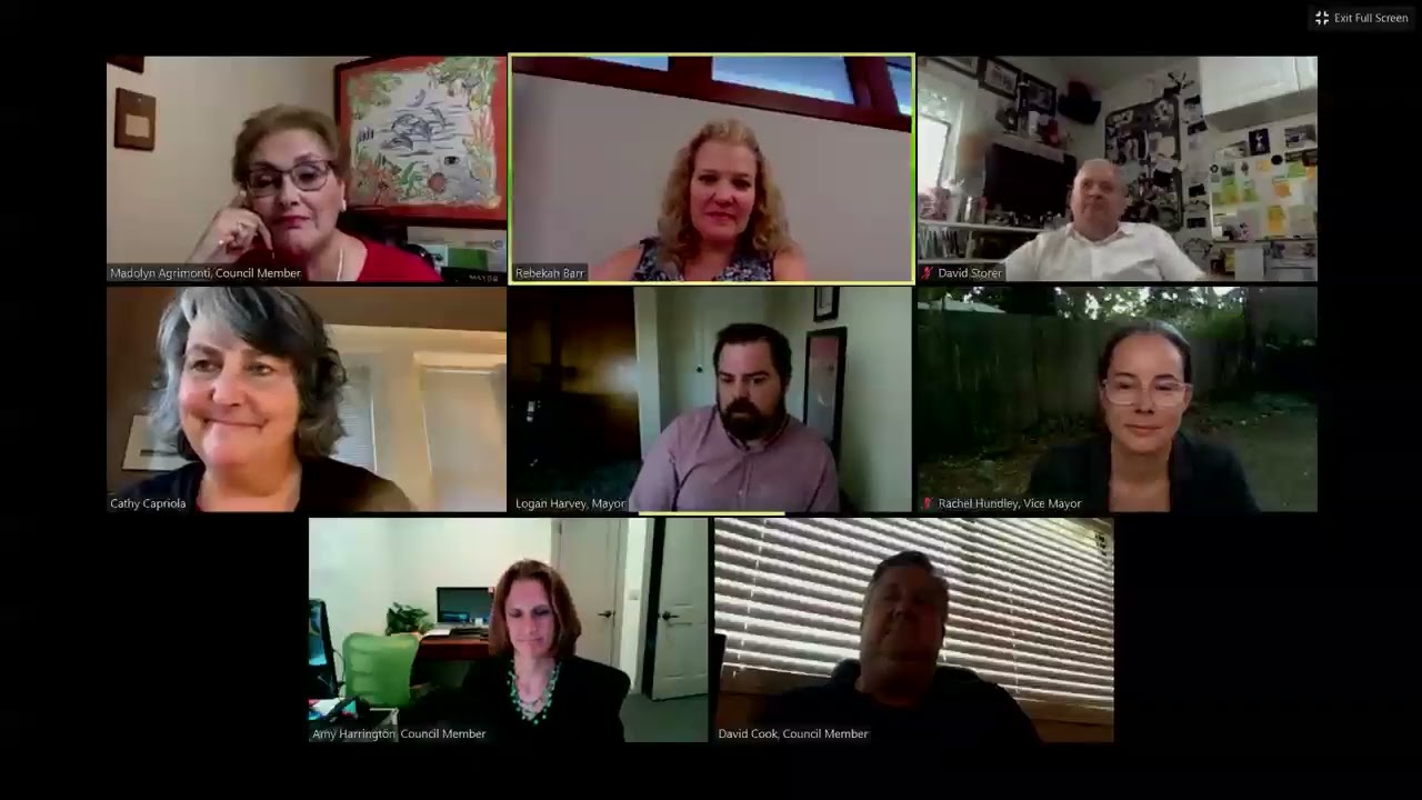 Sonoma City Council 2020 10 05