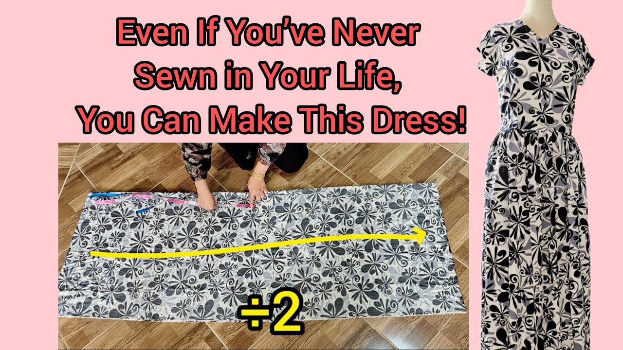 Even If You’ve Never Sewn in Your Life, You Can Make This Dress!🥰