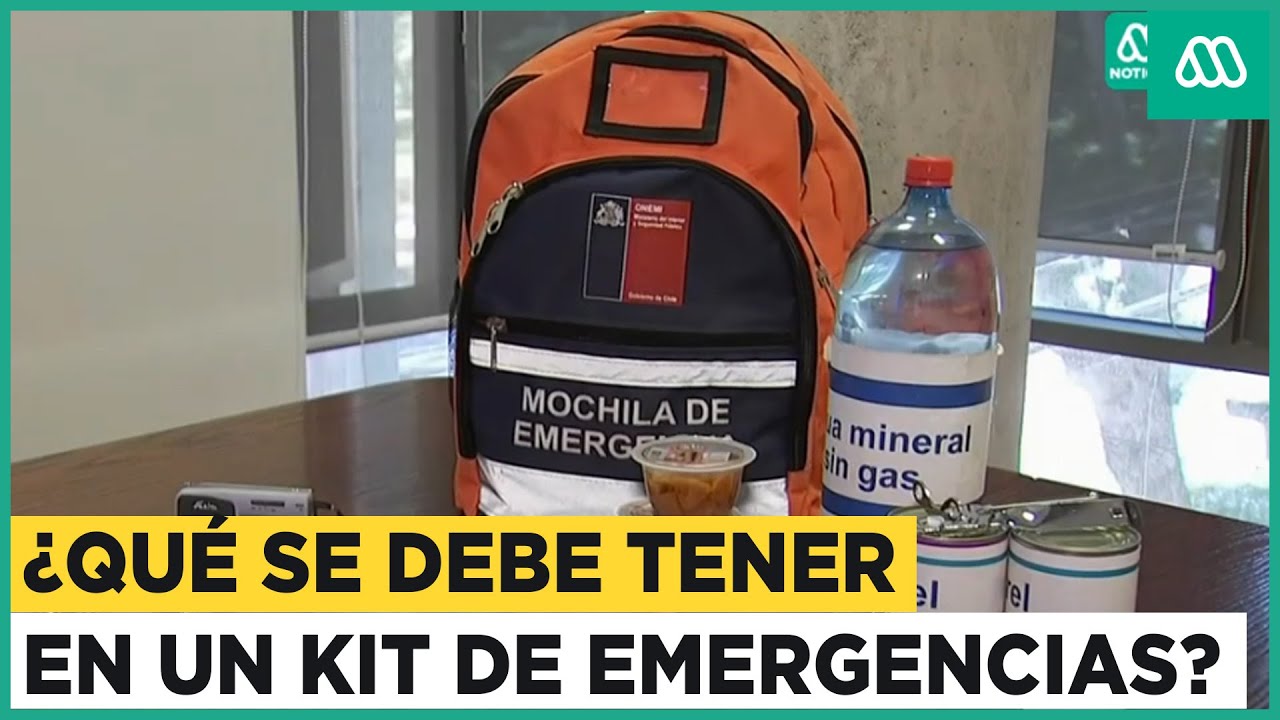Terremotos y catástrofes: ¿Qué se debe tener en un kit de emergencias?