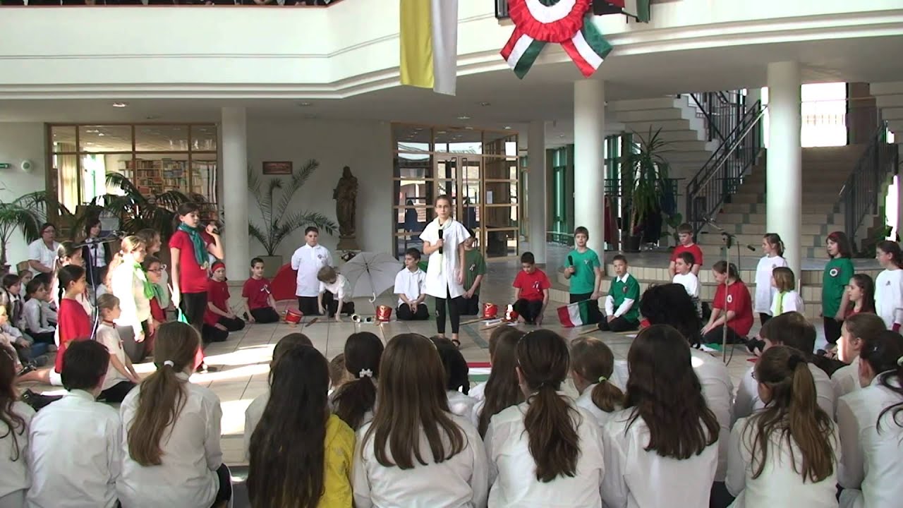 Kalocsa Nagyasszonyunk Iskola 2011 március 15-i műsor 1. rész