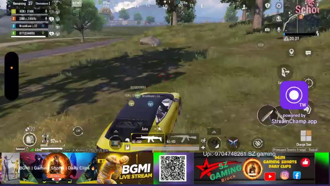 SZGAMING LIVE 🔴 | BGMI Rank Push | Intense Clutch Gameplay 😎🔥