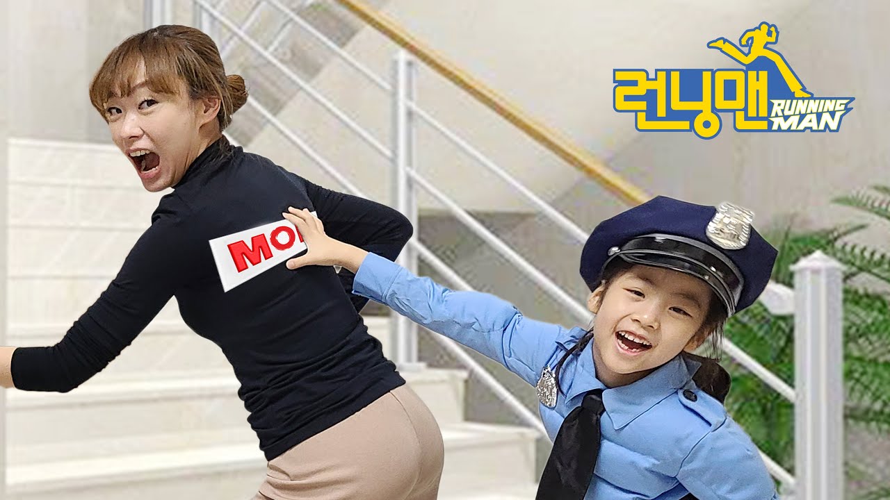 이름표를 얻어서 열쇠의 비밀을 풀어라!! 서은이의 런닝맨 이름표 뜯기 Running Man for Kids