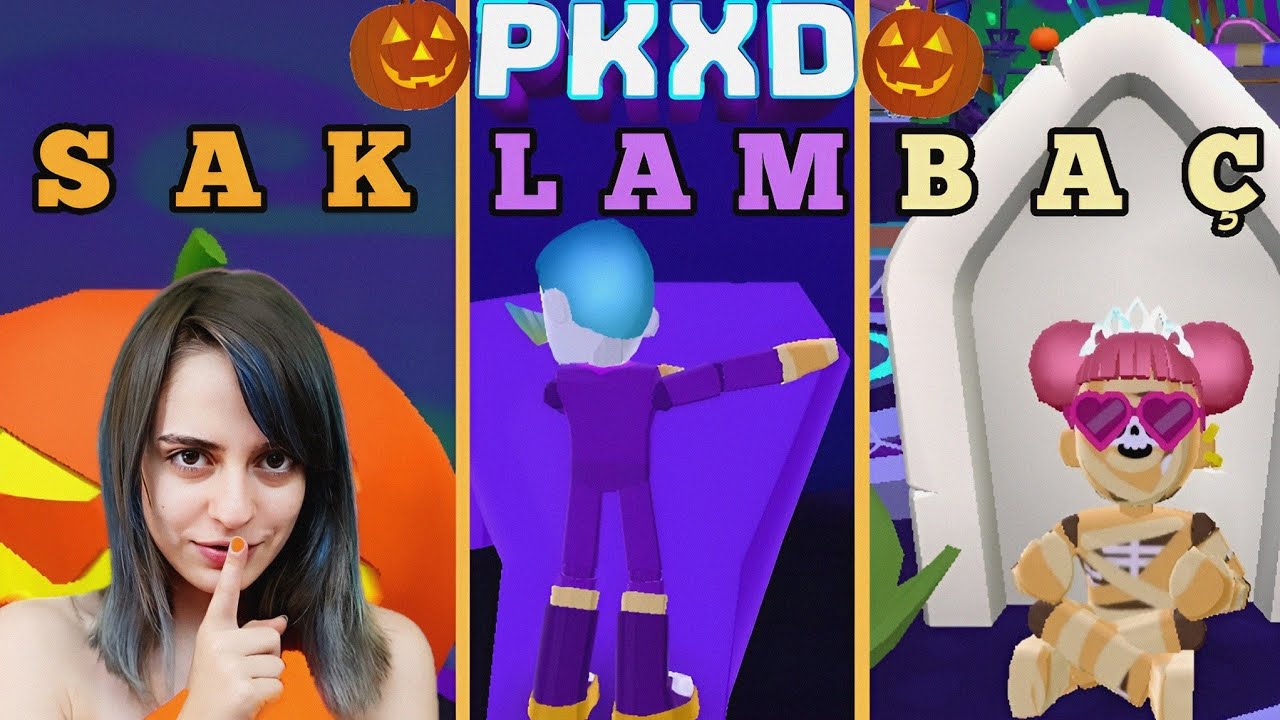 PK XD CADILAR BAYRAMINDA TEK RENK SAKLAMBAÇ🤫|PK XD ONE COLOR HIDE AND SEEK FOR HALLOWEEN| ÖZGÜŞ TV