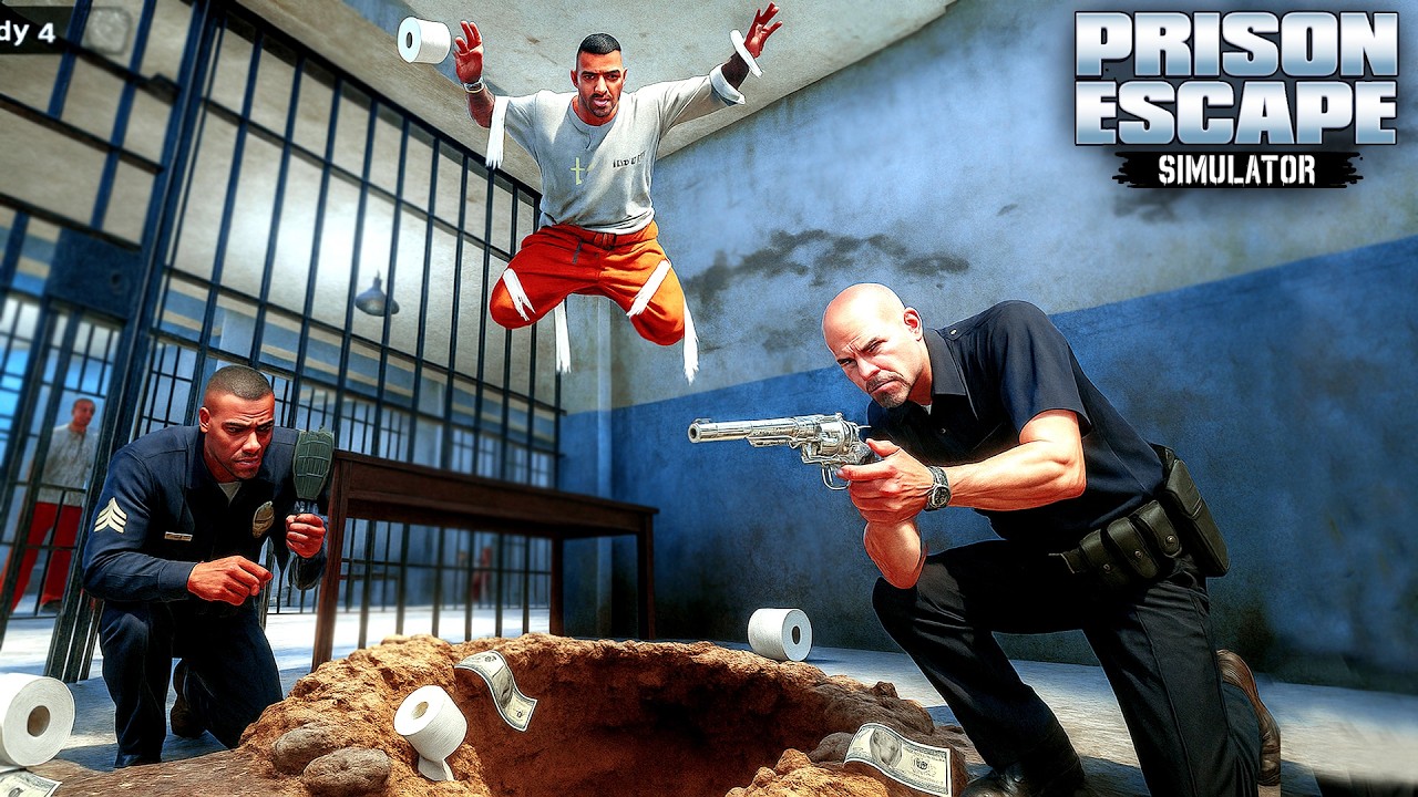 CAN I ESCAPE WITH ONLY TOILET PAPER | PRISON ESCAPE SIMULATOR DIG OUT