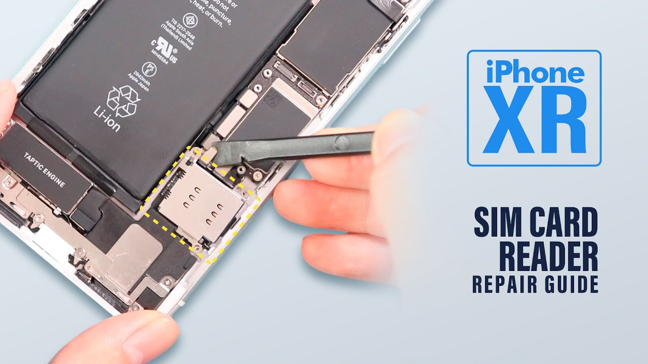 iPhone XR Sim Card Reader Connector Replacement | No Signal/Network Issues