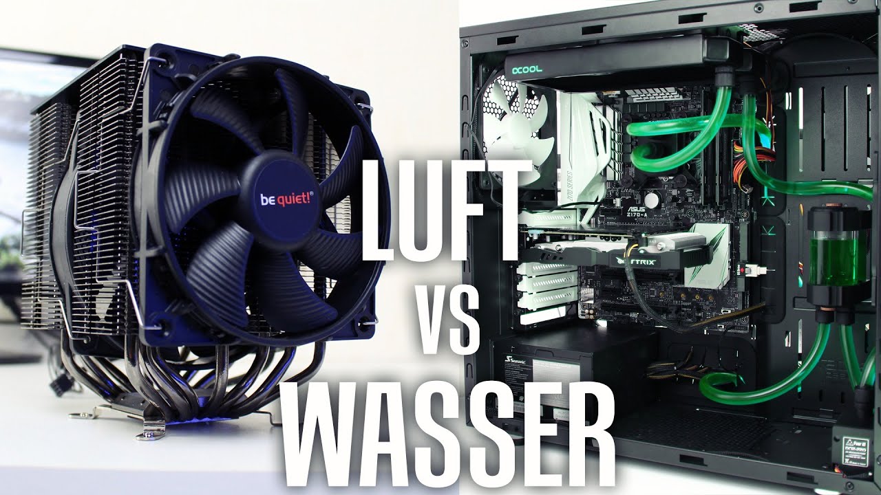 Luftkühlung vs. Wasserkühlung - i7 6700K | Wasserkühlung Teil 3