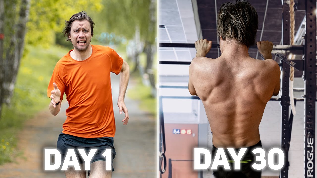 Weak Runner Does Pull-Ups for 30 days | this happened..